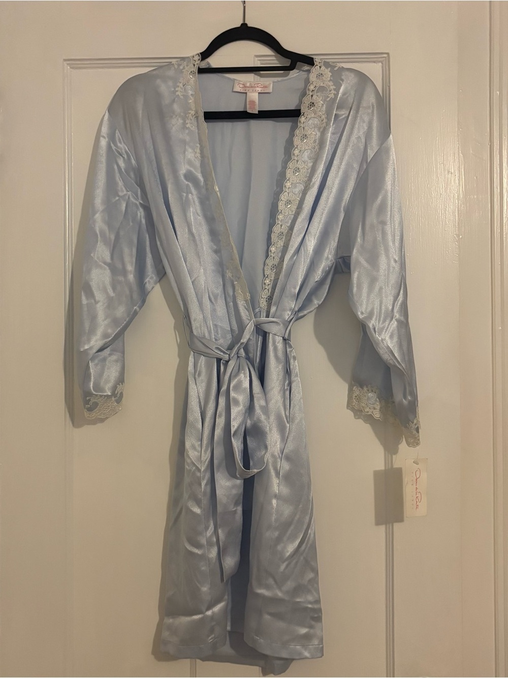 Oscar de la renta satin robe